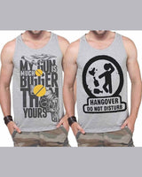 Tripr Men Tank(Pack of 2)