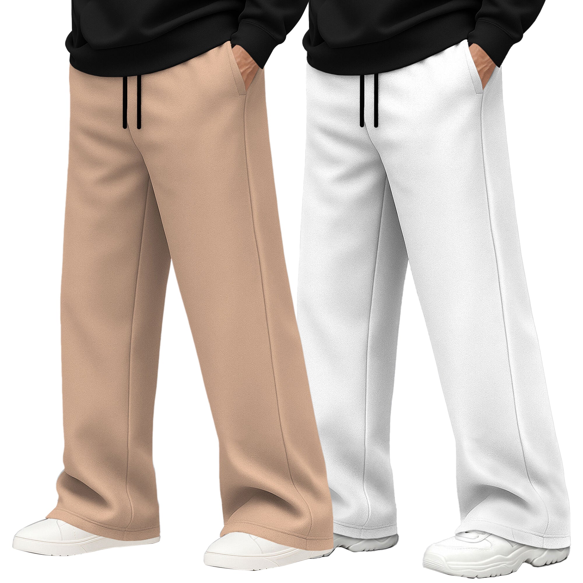 Baggy Track Pants Combo