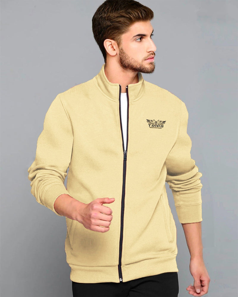 Men Beige Casual Jacket