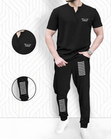 mens tracksuit - Black - BLACK