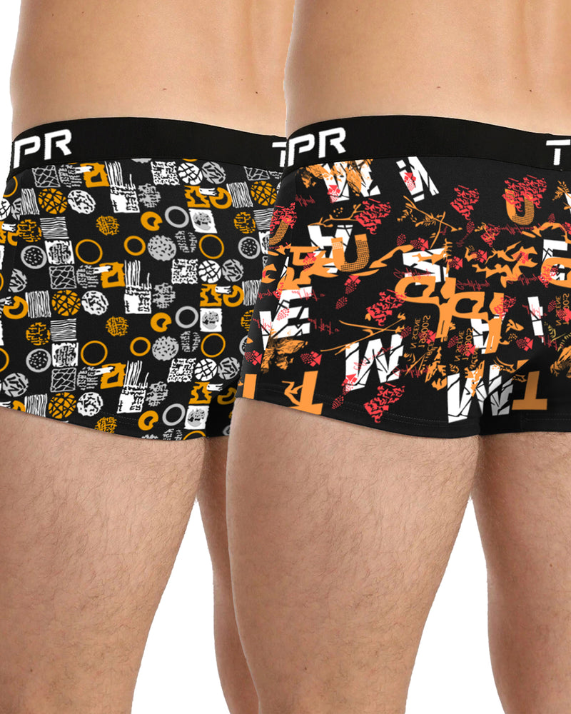 Men Trunks Combo Multicolor Printed - PACK OF 2