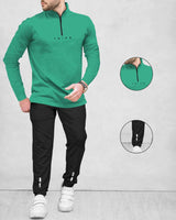 mens tracksuit MINT GREEN-BLACK