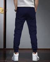 (Pack Of 2) Mens Plain Tarackpants / Navy Blue