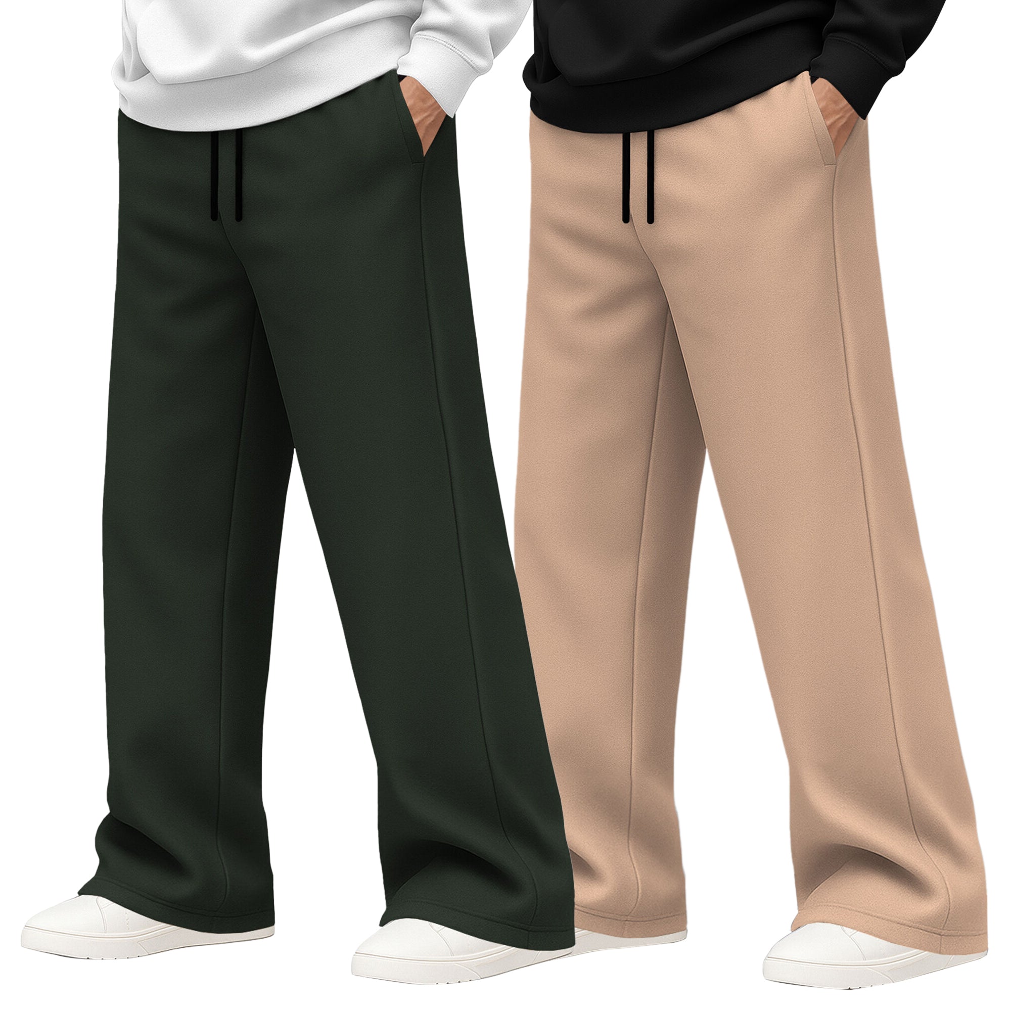 Baggy Track Pants Combo