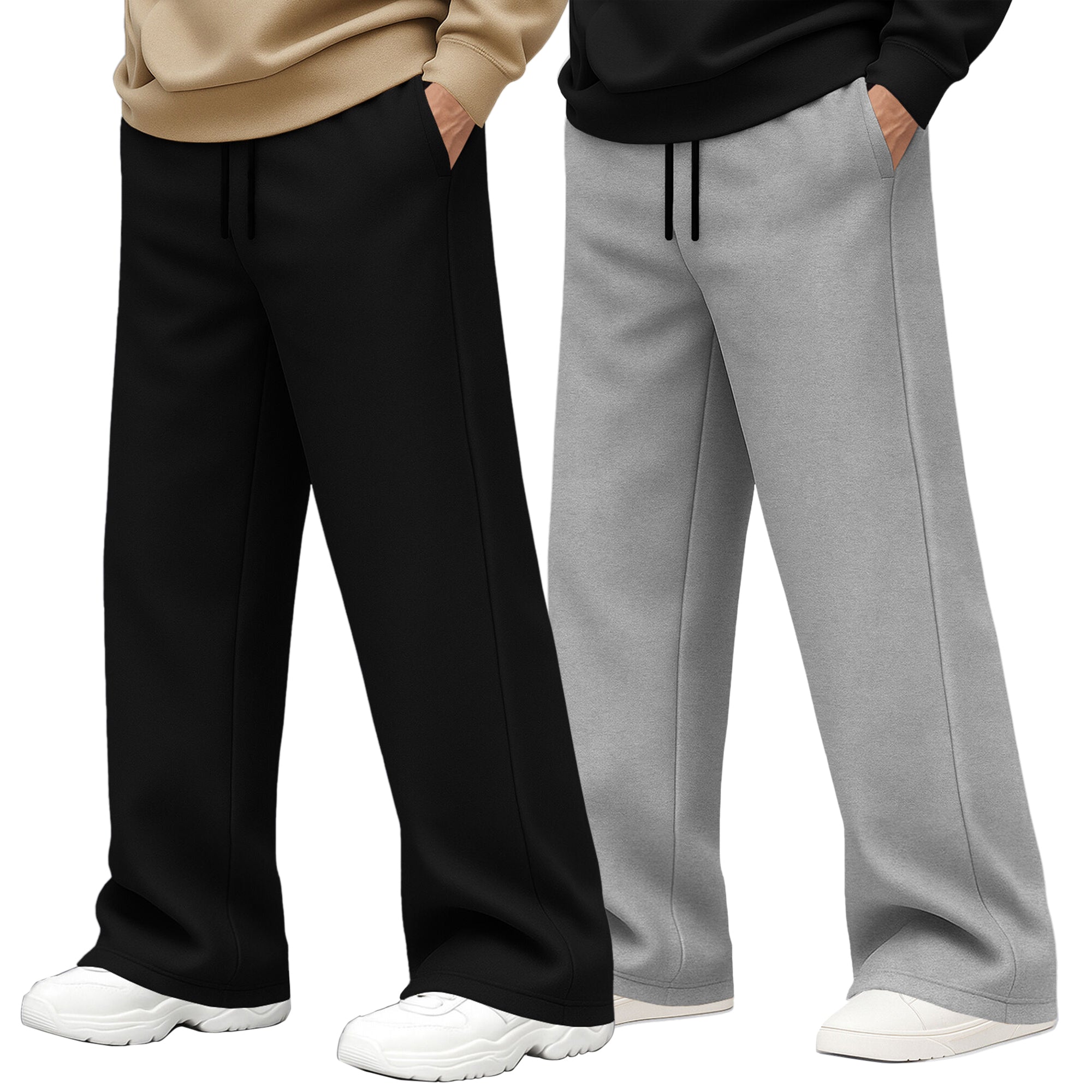 Baggy Track Pants Combo