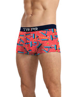 Men Printed Trunk / Light Orange