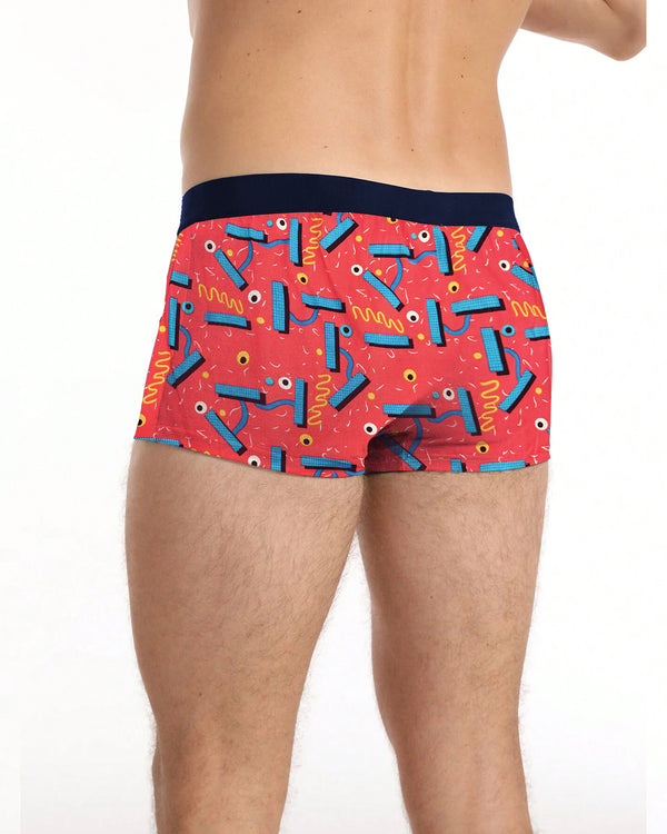 Men Printed Trunk / Light Orange