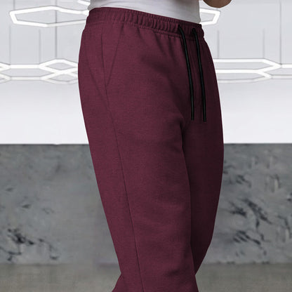TRIPR Men Solid Loose Fit TrackPant Maroon