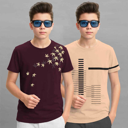 Boys Combo Pack Half Sleeve Printed Tshirts - 17 Variants