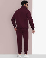 Tracksuit For Men Maroon Sweatshirt / Maroon Trackpant