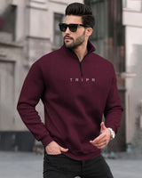 Tracksuit For Men Maroon Sweatshirt / Maroon Trackpant