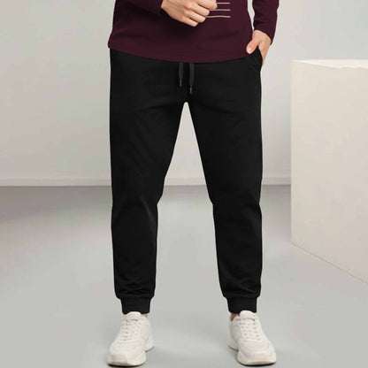 Out Fit Set Full Sleeve Printed Maroon Tshirt Matching Black Trackpant