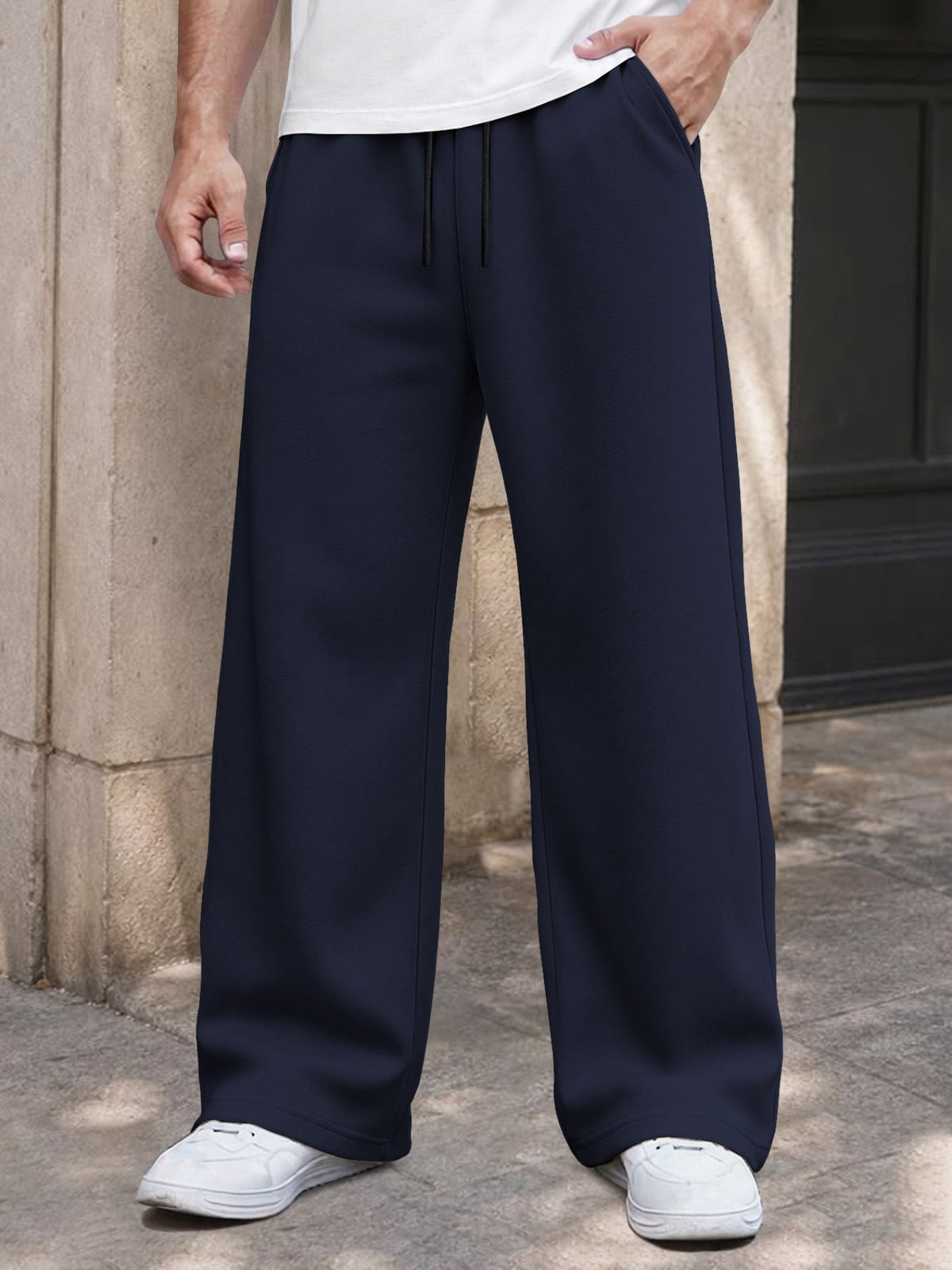 Men Plain Baggy Track Pants - 9 Color Variants