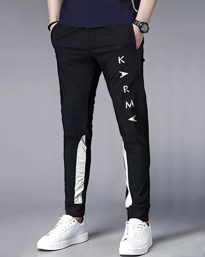 Track Suit For Navyblue Half Sleeve T-shirt With Black Matching Trackpant