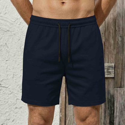 Mens Plain Cotton Blend Shorts
