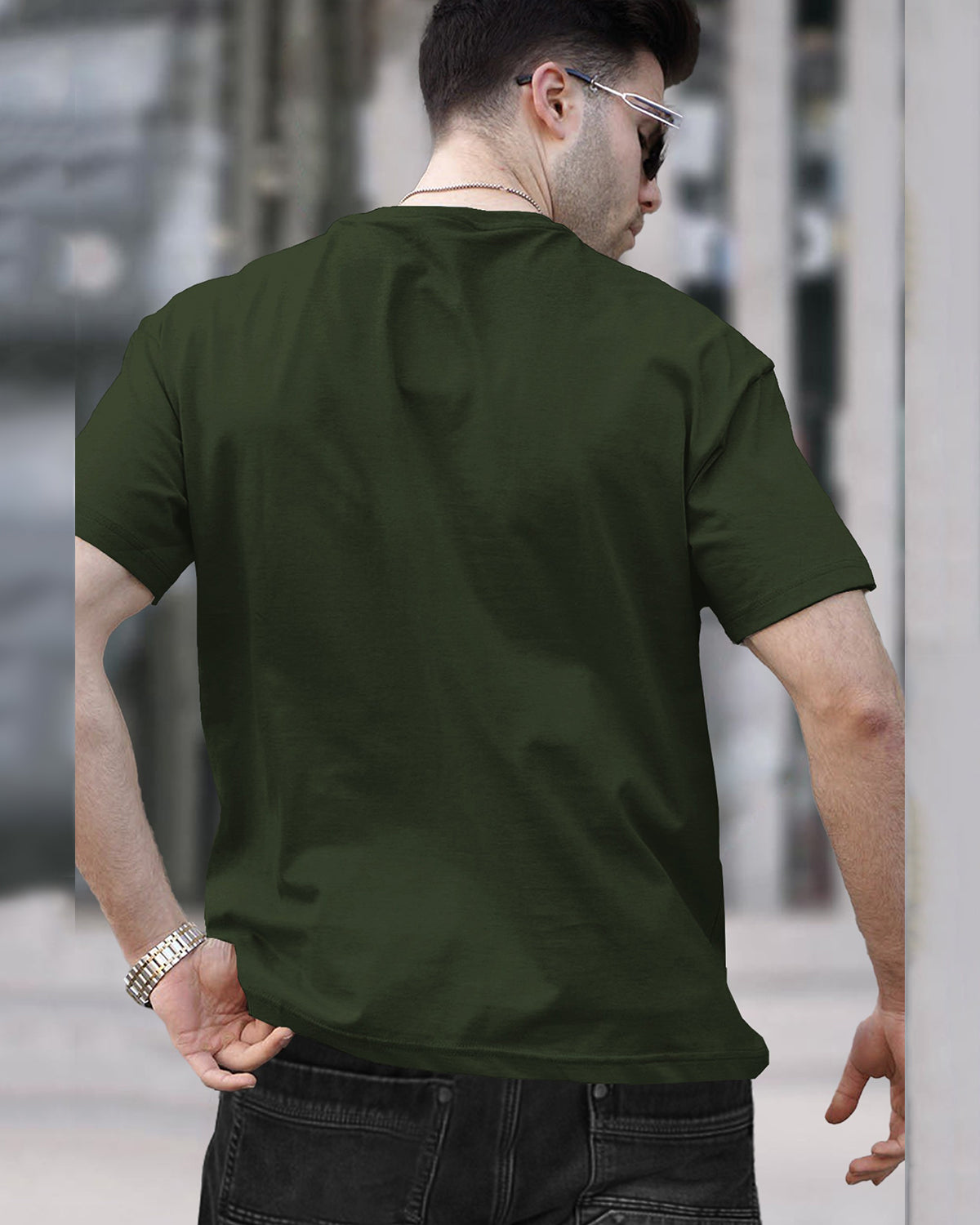 Mens Round Neck Half Sleeve T-shirts (Pack Of 4)