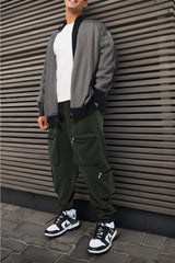 (6 Variants) Baggy Style Oversized Fit Cargo Joggers For Men