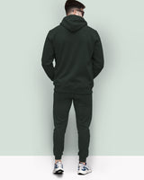 Tracksuit For Men Olivegreen Hooded Sweatshirt & Olivegreen Trackpant