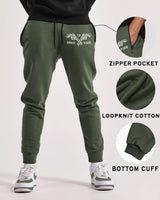 men Printed loopknit Jogger / Olivegreen