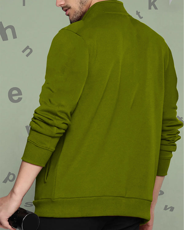 Full Sleeve Jacket - Olive Green