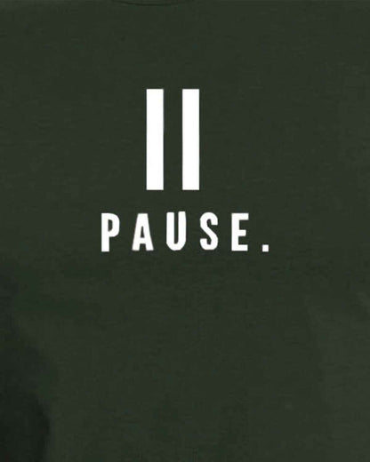 Men Printed Half Sleeve Round Neck Cotton Blend Olivegreen T-Shirt