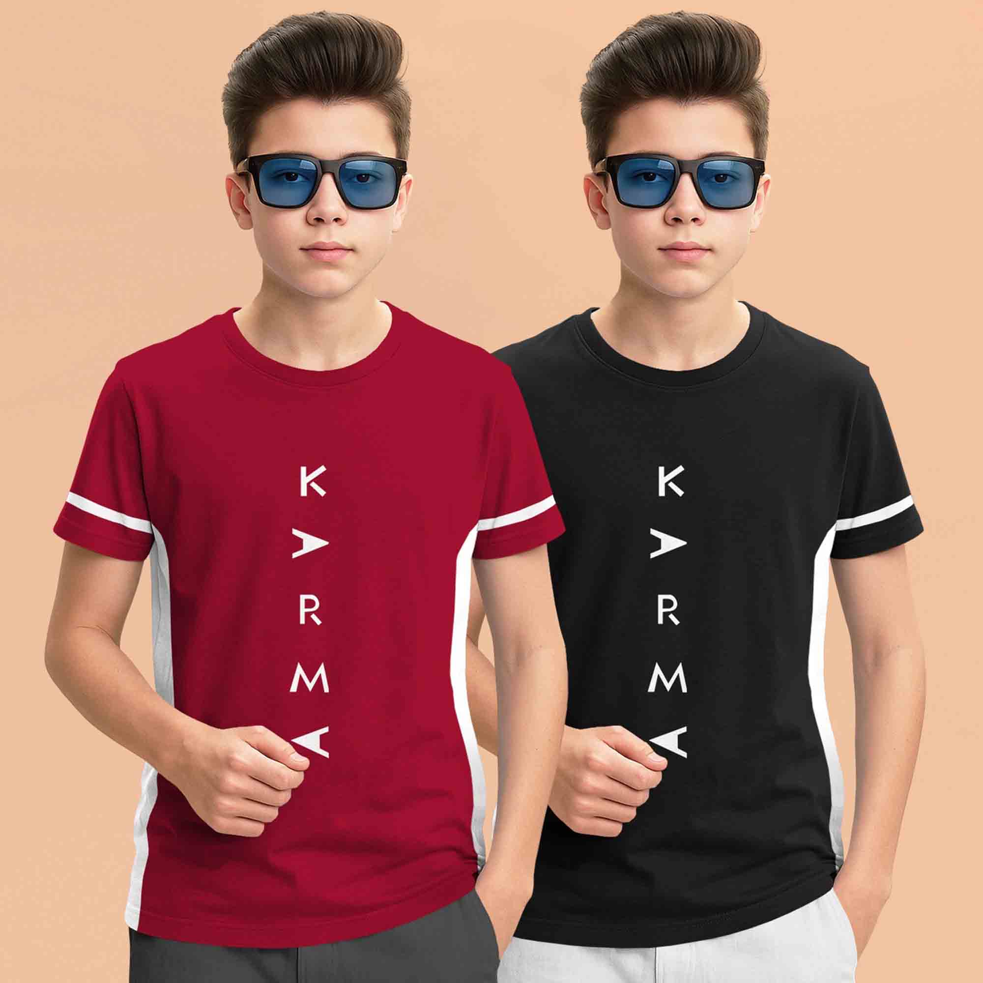 Boys Combo Pack Half Sleeve Printed Tshirts - 17 Variants