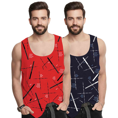 (Pack of 2) Men's Baniyans - 11 Variants