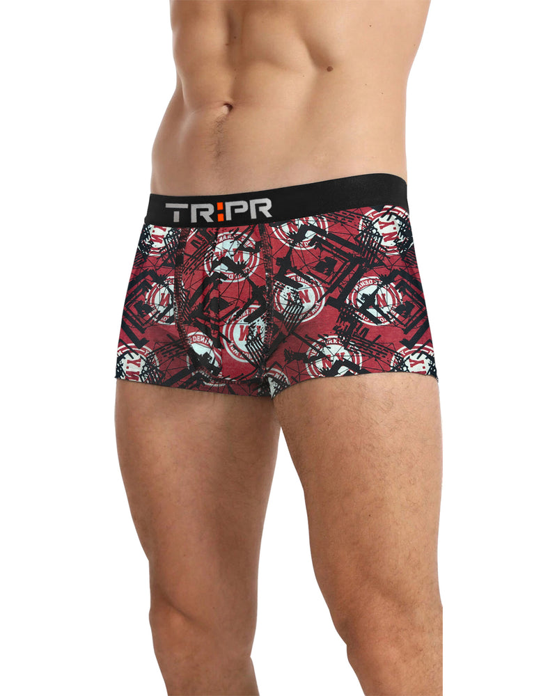 Men Printed Trunk / Red