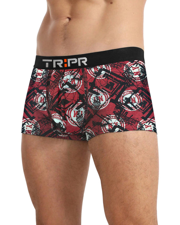 Men Printed Trunk / Red