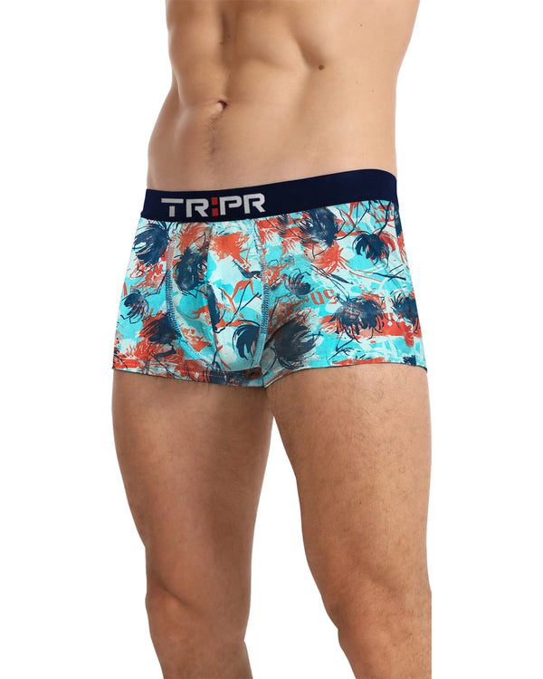 Men Printed Trunk / Sky Blue