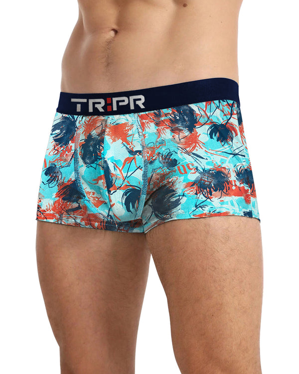 Men Printed Trunk / Sky Blue