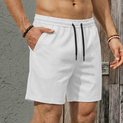Mens Plain Cotton Blend Shorts