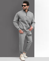 Tracksuit For Men Grey Sweatshirt / Grey Trackpant