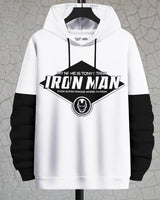 Iron Man White Hoodie Sweatshirt