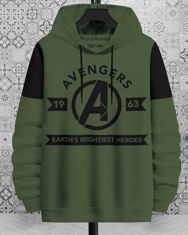 Avengers Green Pullover Sweatshirt
