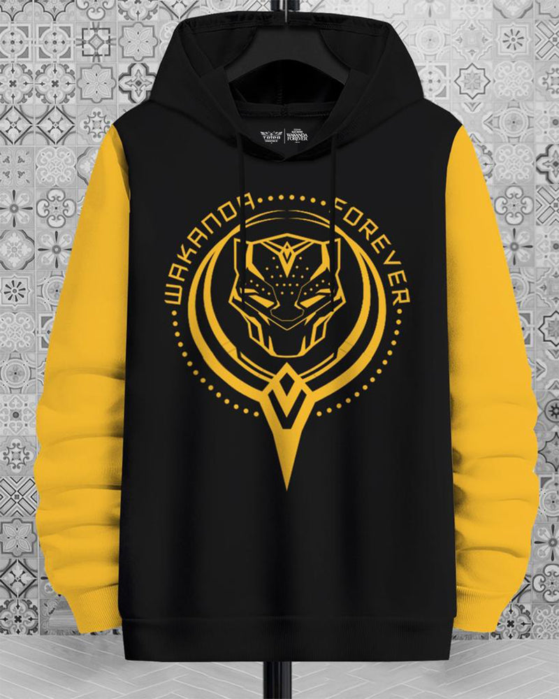Wakanda Forever Yellow Pullover Sweatshirt