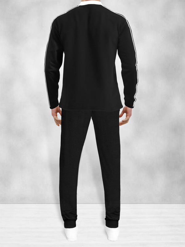 mens tracksuit FULL SLEEVE - BLACK