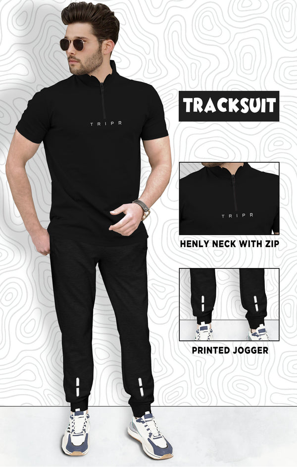 mens tracksuit SET - BLACK