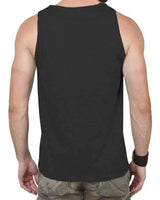 Men Printed Black Tank Top Vest