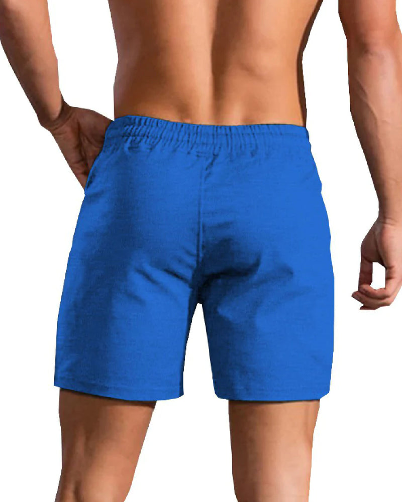 Men Royal Blue Boxer Shorts