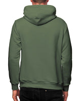 Full Sleeve Fleece Olive Green Color Plain Jacket