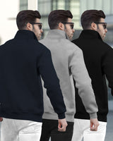 (Pack Of 3) Mens Winter Jackets / Multicolour