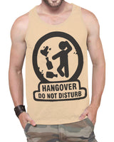 Men Printed Beige Tank Top Hangover Vest