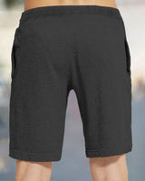 Men Charcoal Black Sports Running Shorts