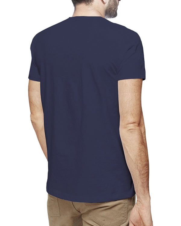 Half Sleeve Navy Blue T-Shirt