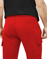 Men Solid 4 Pocket Red Shorts