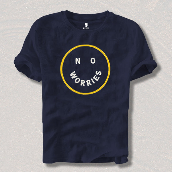 No Worries Printed T-Shirt
