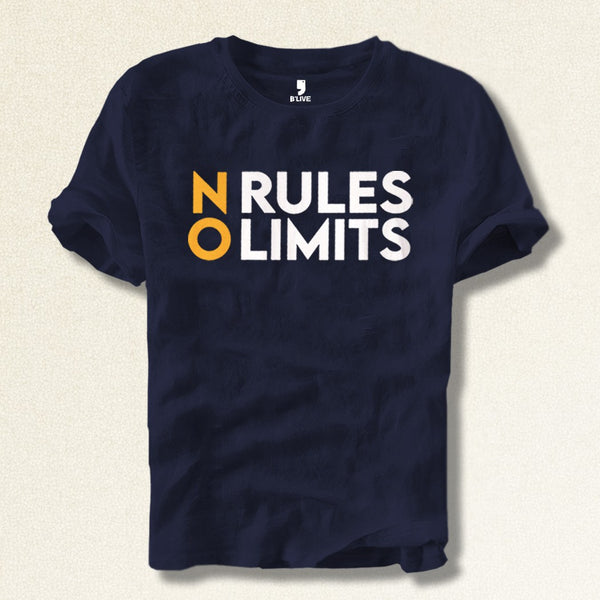 No Rule No Limited Half Sleeve T-Shirt