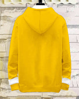 Yellow With White Hoodie