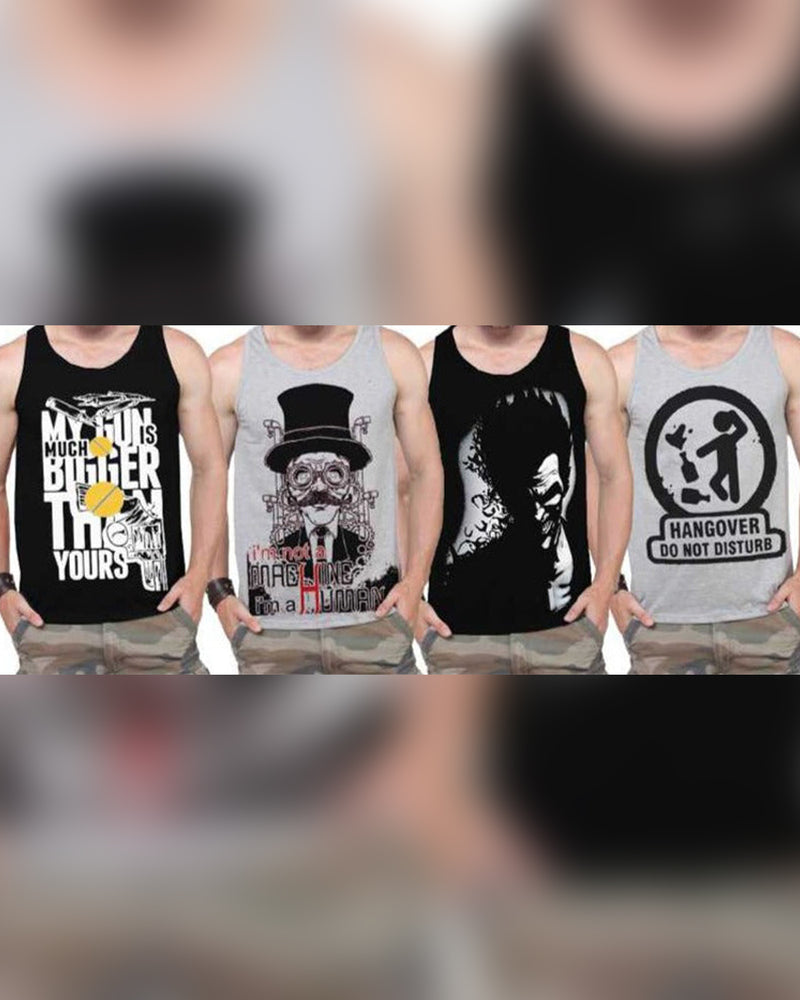 Men Vest (Pack of 4)